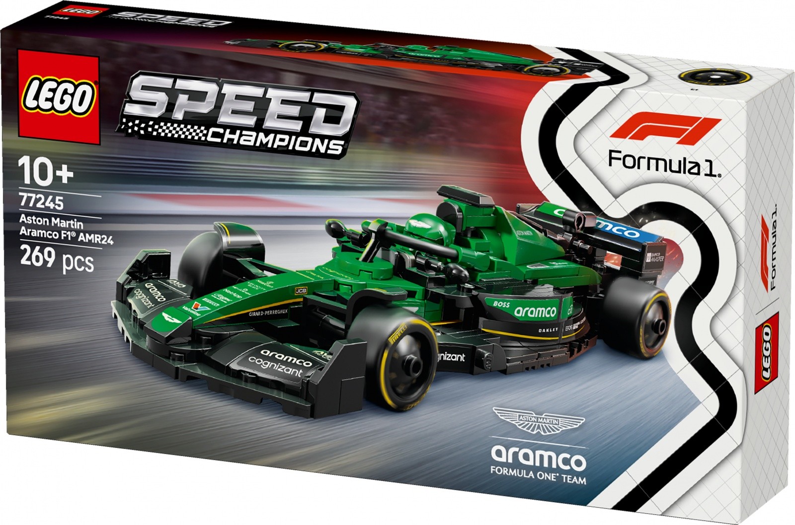 Gradbeni bloki Speed Champions 77245, Aston Martin Aramco AMR24 F1 bolid 3
