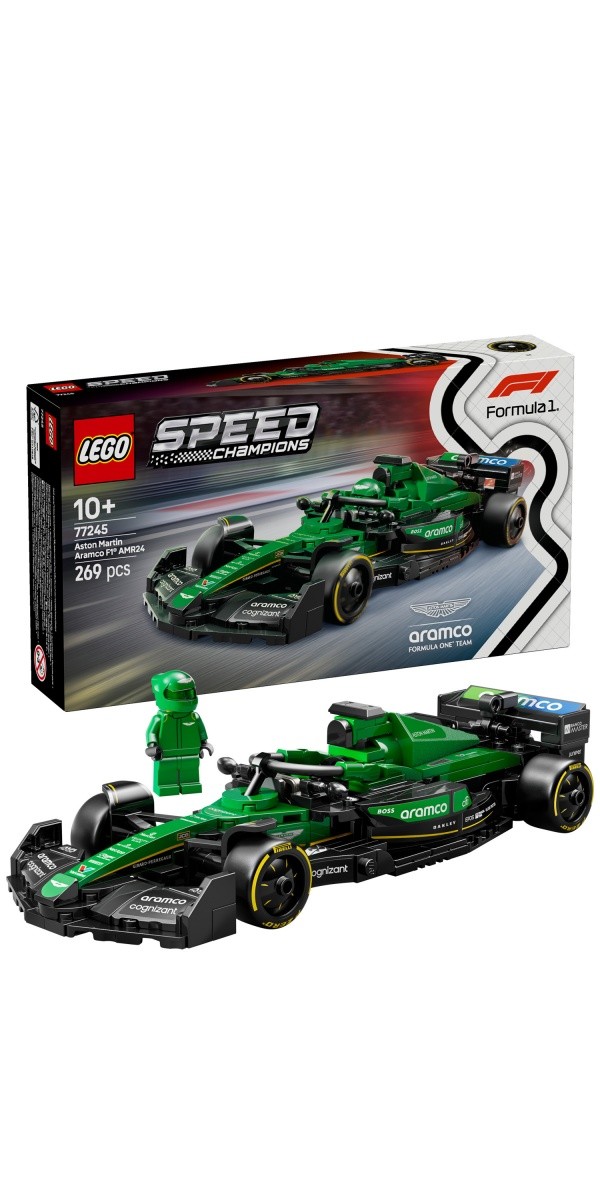 Gradbeni bloki Speed Champions 77245, Aston Martin Aramco AMR24 F1 bolid 5