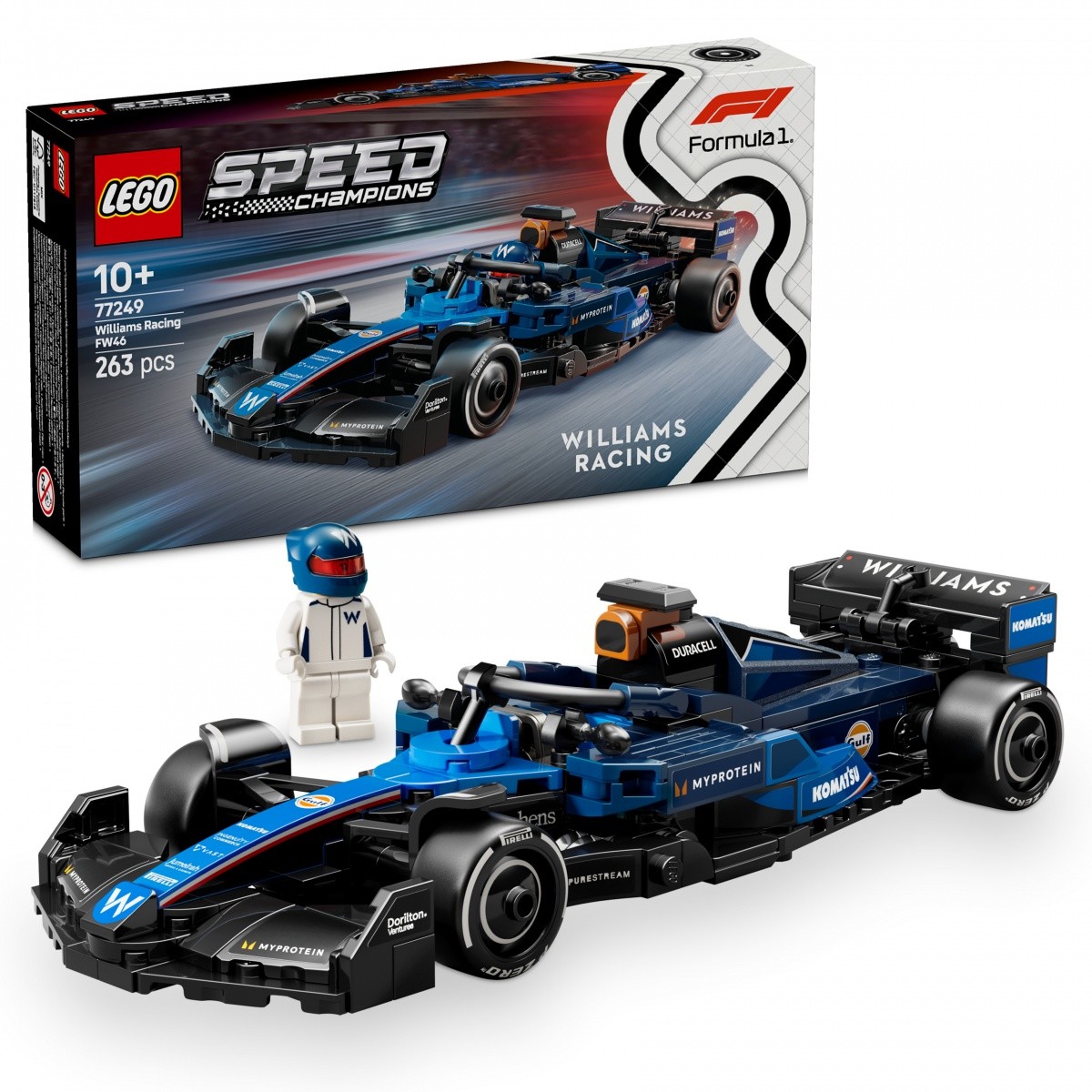 Gradbeni bloki Speed Champions 77249, Williams Racing FW46 F1 bolid 2