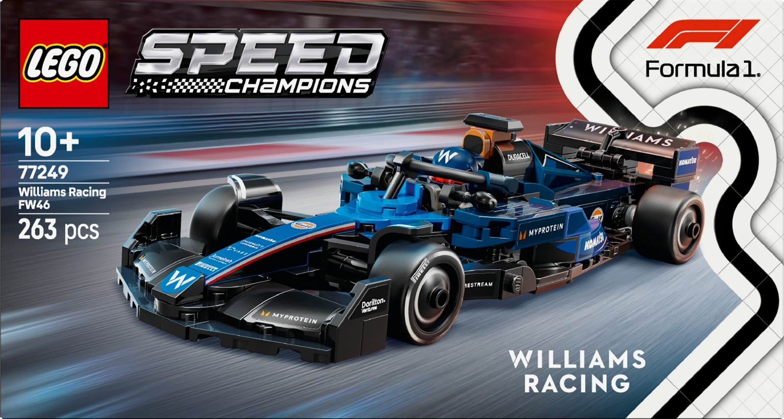 Gradbeni bloki Speed Champions 77249, Williams Racing FW46 F1 bolid 3