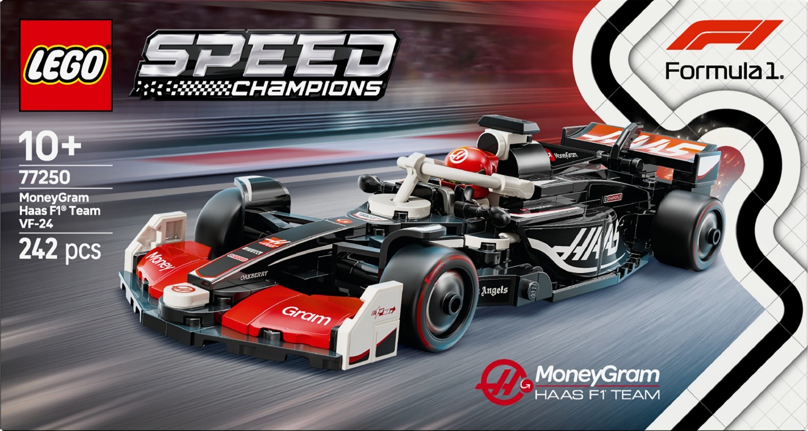 Gradbeni bloki Speed Champions 77250, MoneyGram Haas VF-24 F1 bolid 2