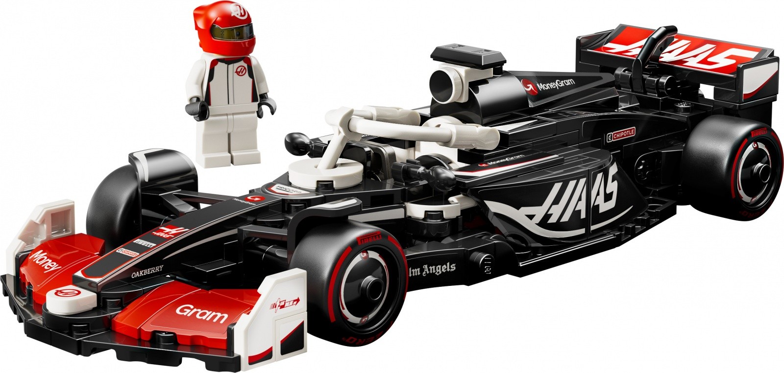Gradbeni bloki Speed Champions 77250, MoneyGram Haas VF-24 F1 bolid 4