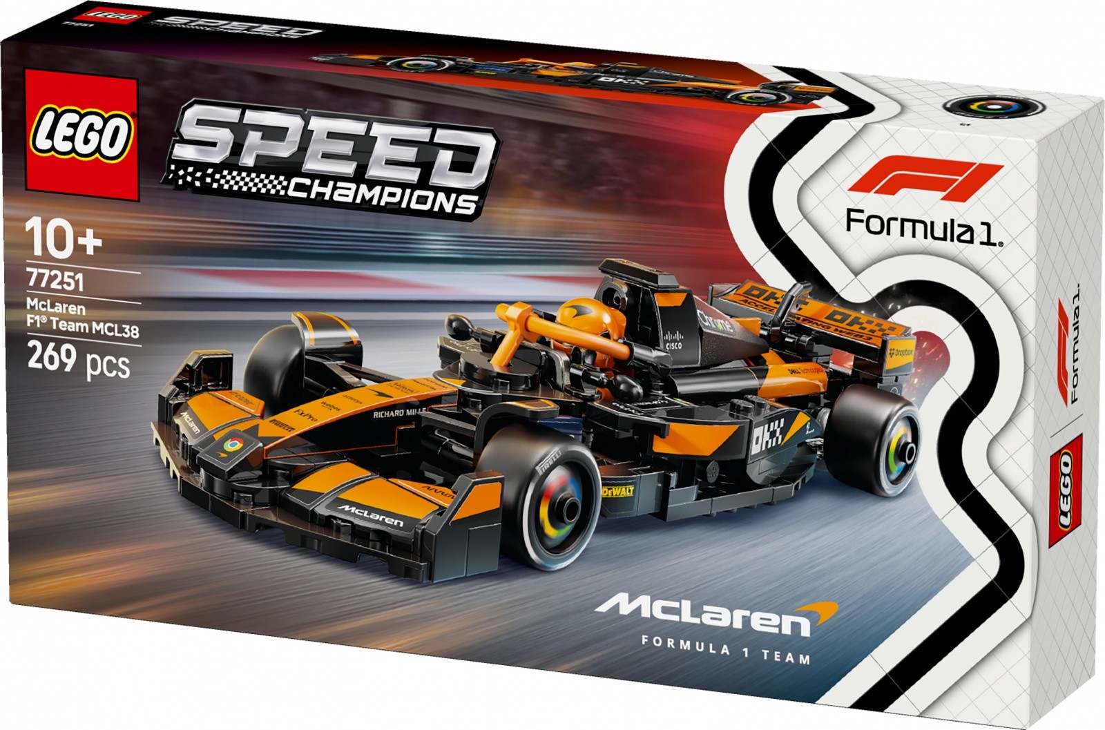 Gradbeni bloki Speed Champions 77251, McLaren MCL38 F1 bolid 3