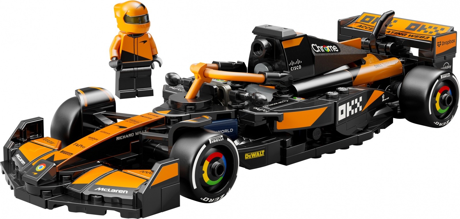 Gradbeni bloki Speed Champions 77251, McLaren MCL38 F1 bolid 4