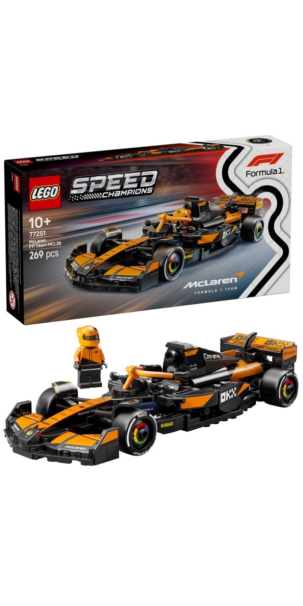Gradbeni bloki Speed Champions 77251, McLaren MCL38 F1 bolid 5