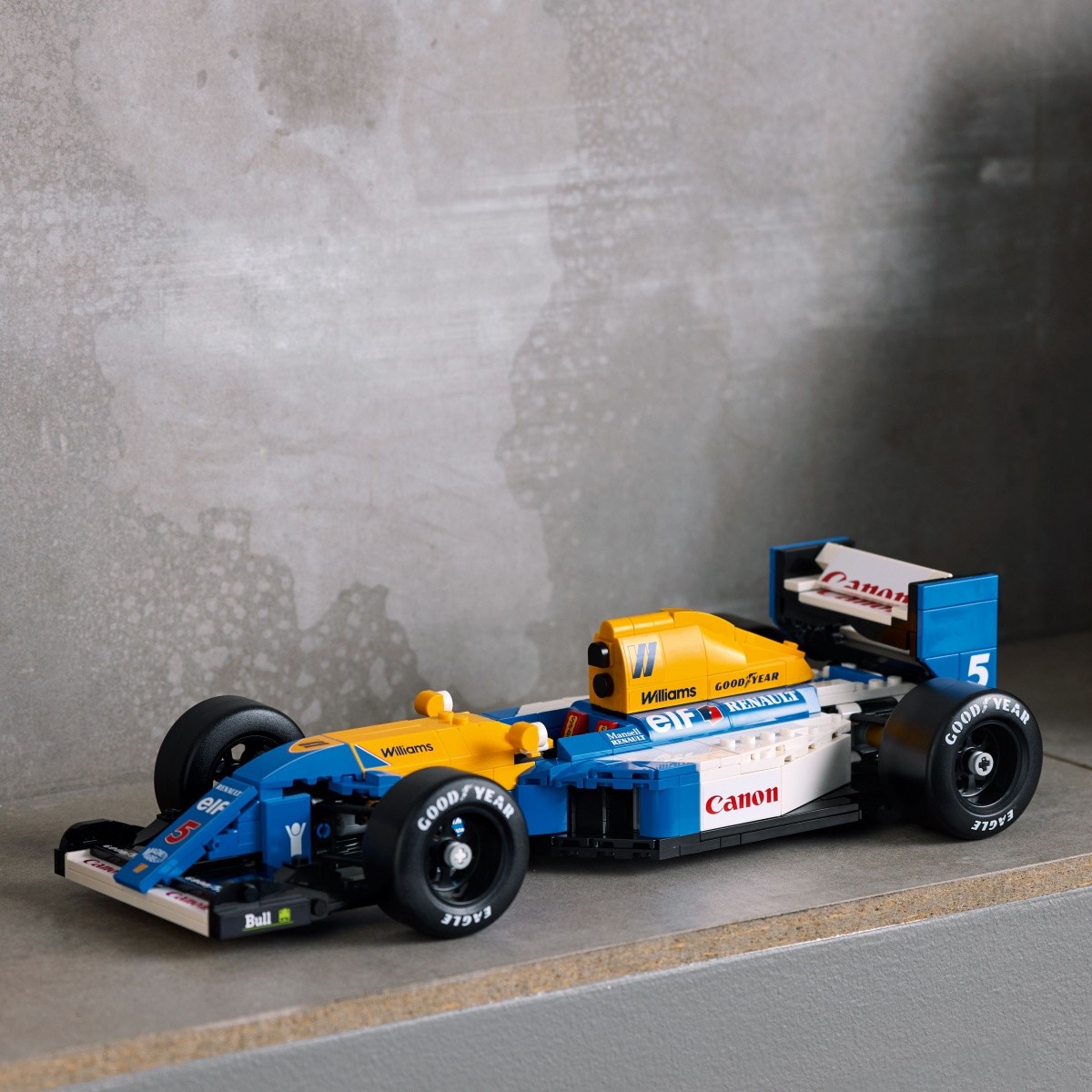 Gradbeni bloki Icons 10353 Williams Racing FW14B & Nigel Mansell 6