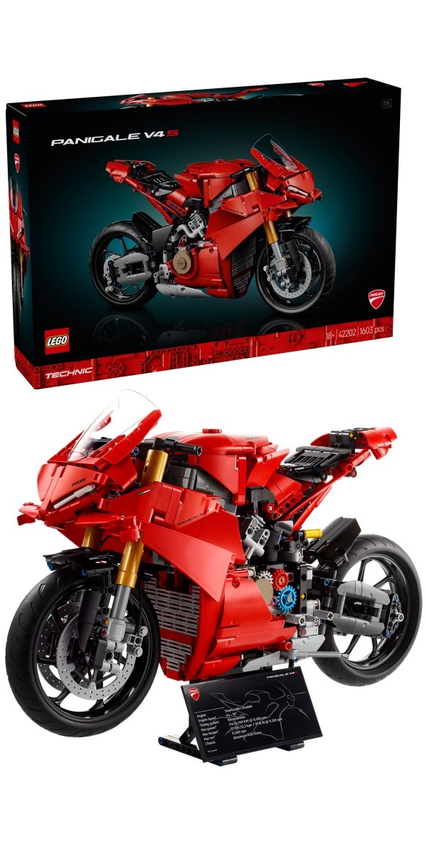 Kocke Technic 42202 Motocikel Ducati Panigale V4 S 6