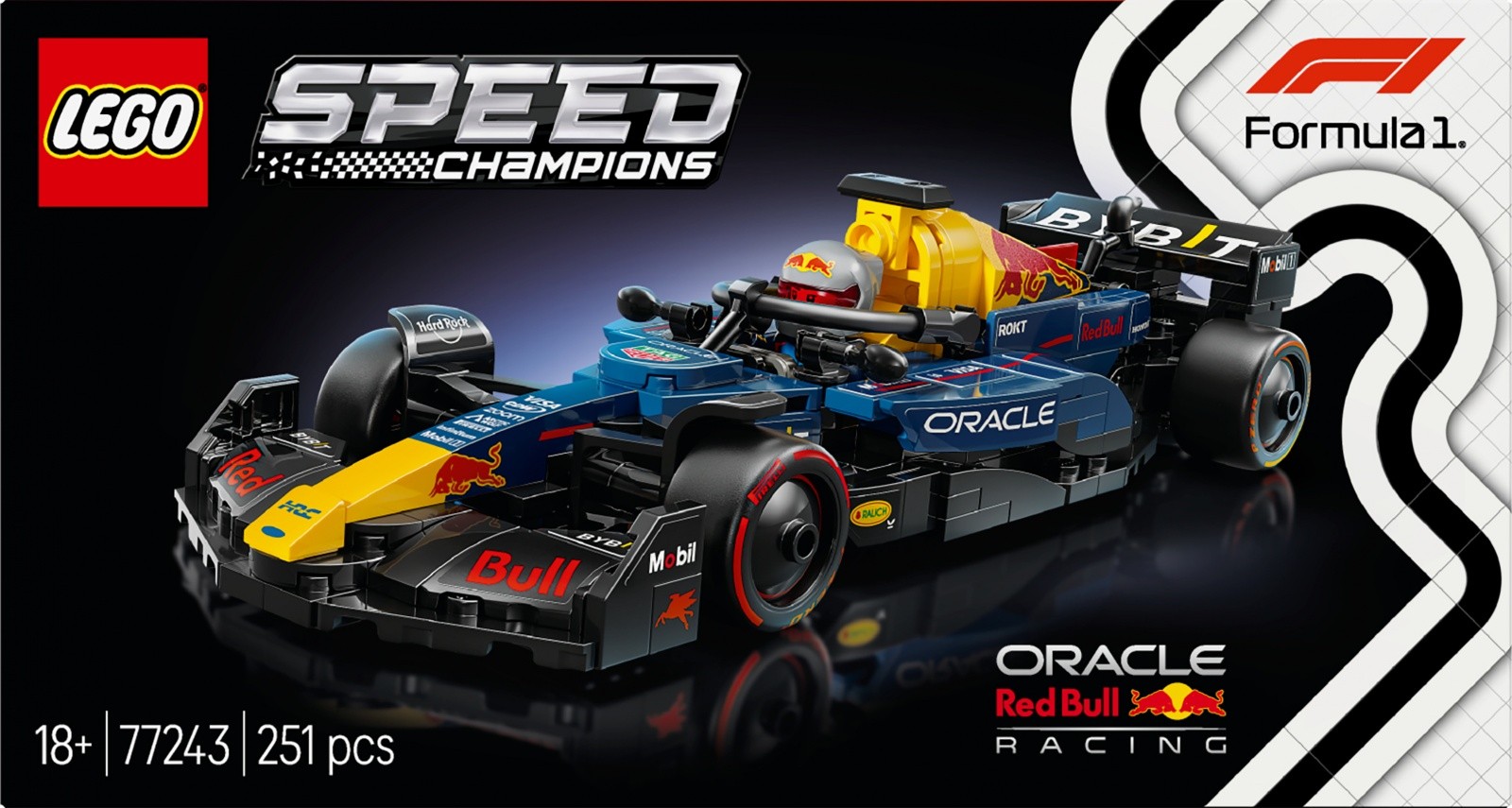 Kocke Speed Champions 77243 Dirkalnik F1 Oracle Red Bull Racing RB20 2