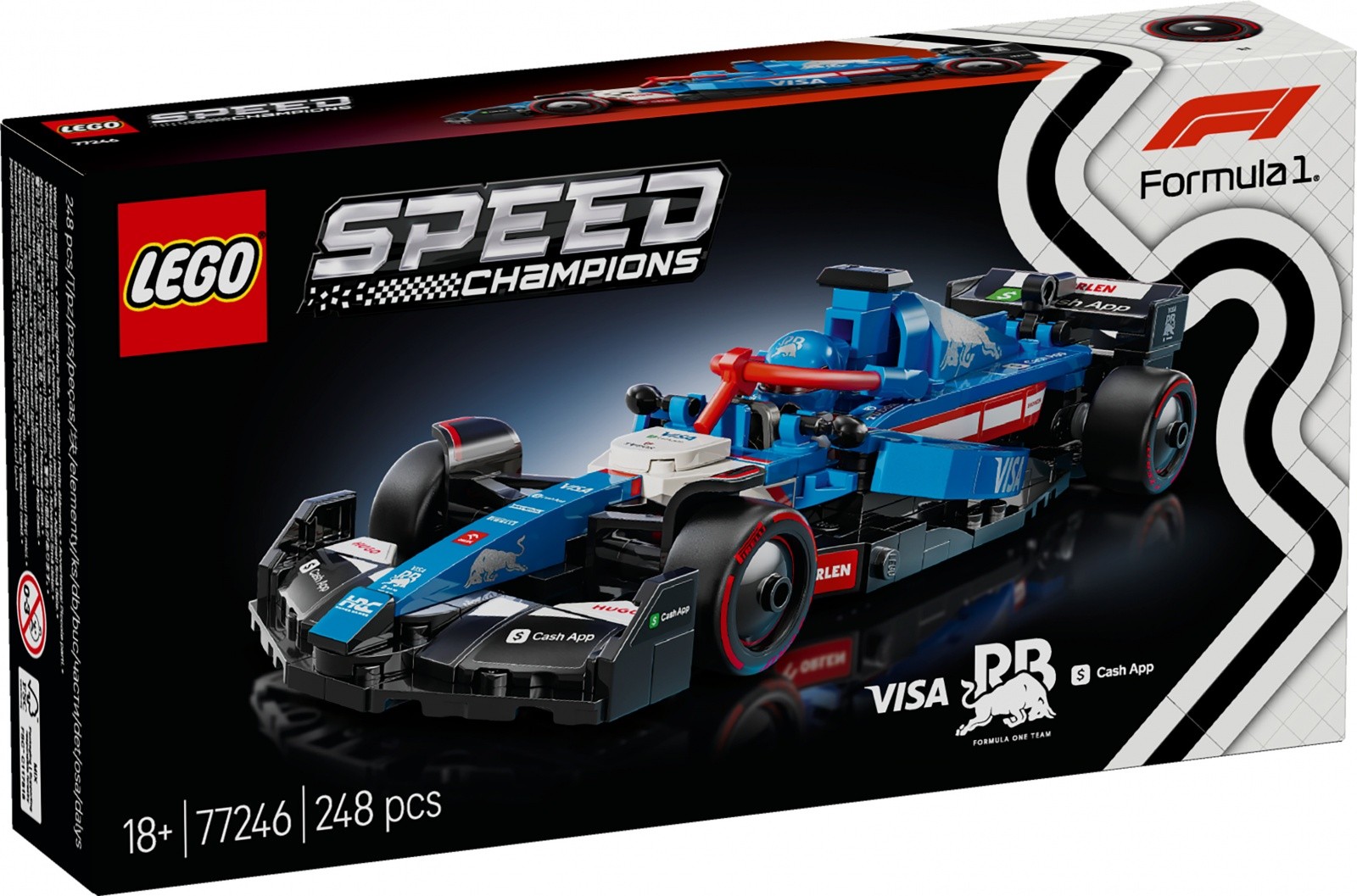 Kocke Speed Champions 77246 Dirkalnik F1 Visa Cash App RB VCARB 01