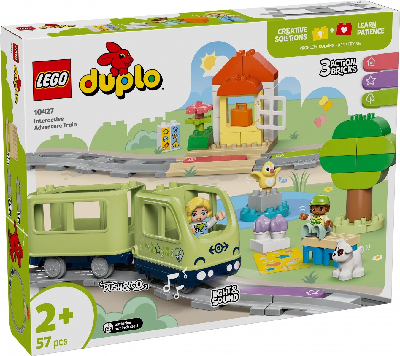 LEGO DUPLO 10427 Interaktivni vlak, kocke za malčke