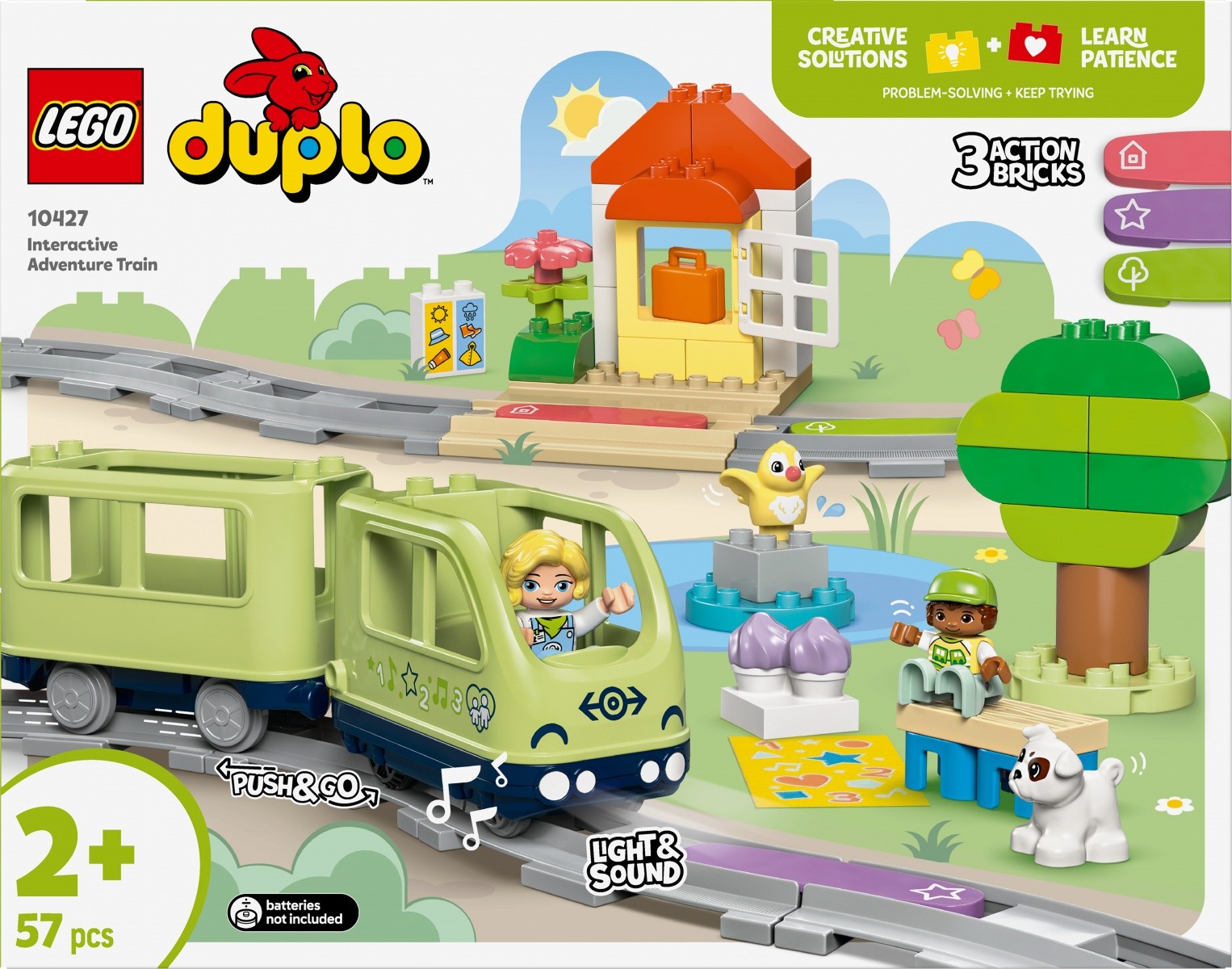 LEGO DUPLO 10427 Interaktivni vlak, kocke za malčke 3
