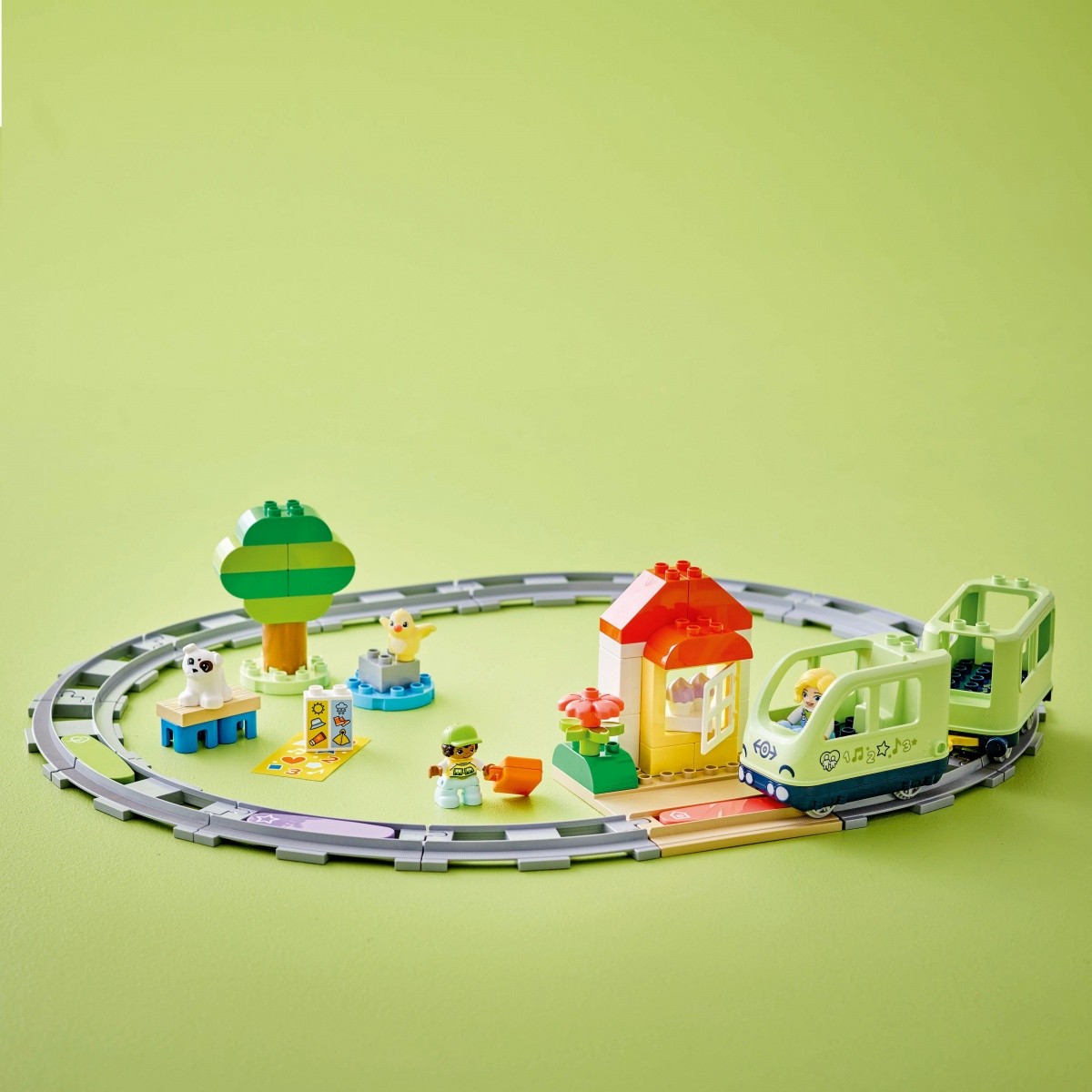LEGO DUPLO 10427 Interaktivni vlak, kocke za malčke 5