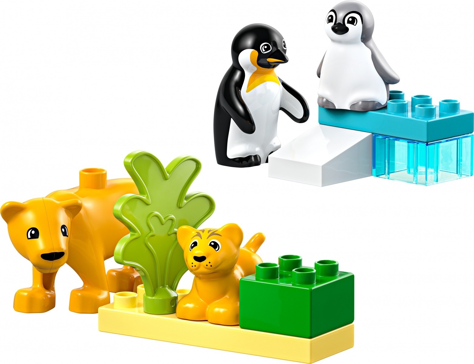 LEGO DUPLO 10442 Divje živali: Pingvini in Lvi, kocke za malčke 3