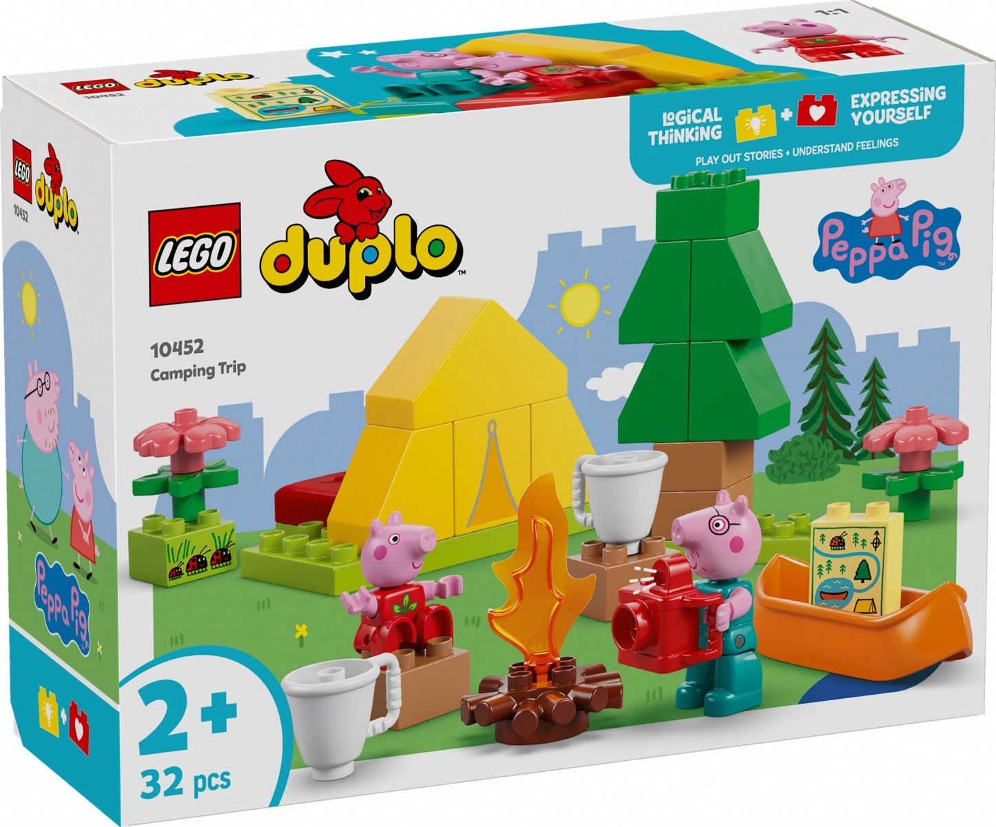 Kocke DUPLO Peppa Pig 10452 Izlet na kampiranje