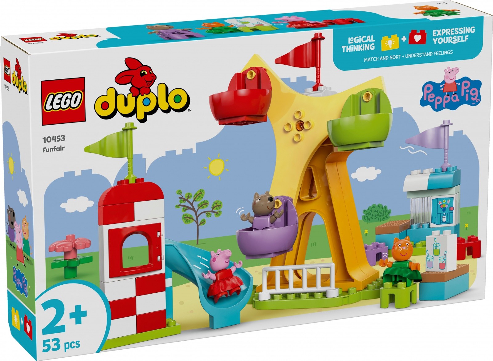 Kocke DUPLO Peppa Pig 10453 Zabaviščni park