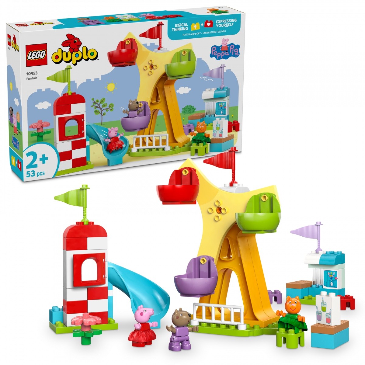 Kocke DUPLO Peppa Pig 10453 Zabaviščni park 4
