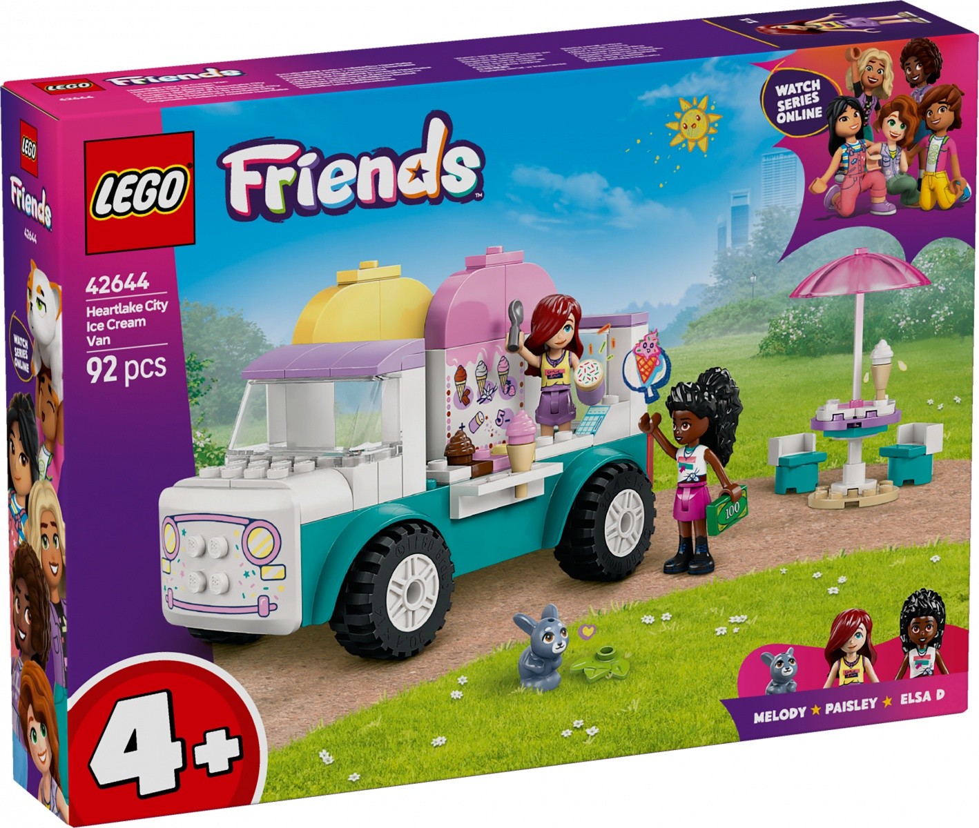 Kocke Friends 42644 Kombi s sladoledom v mestu Heartlake