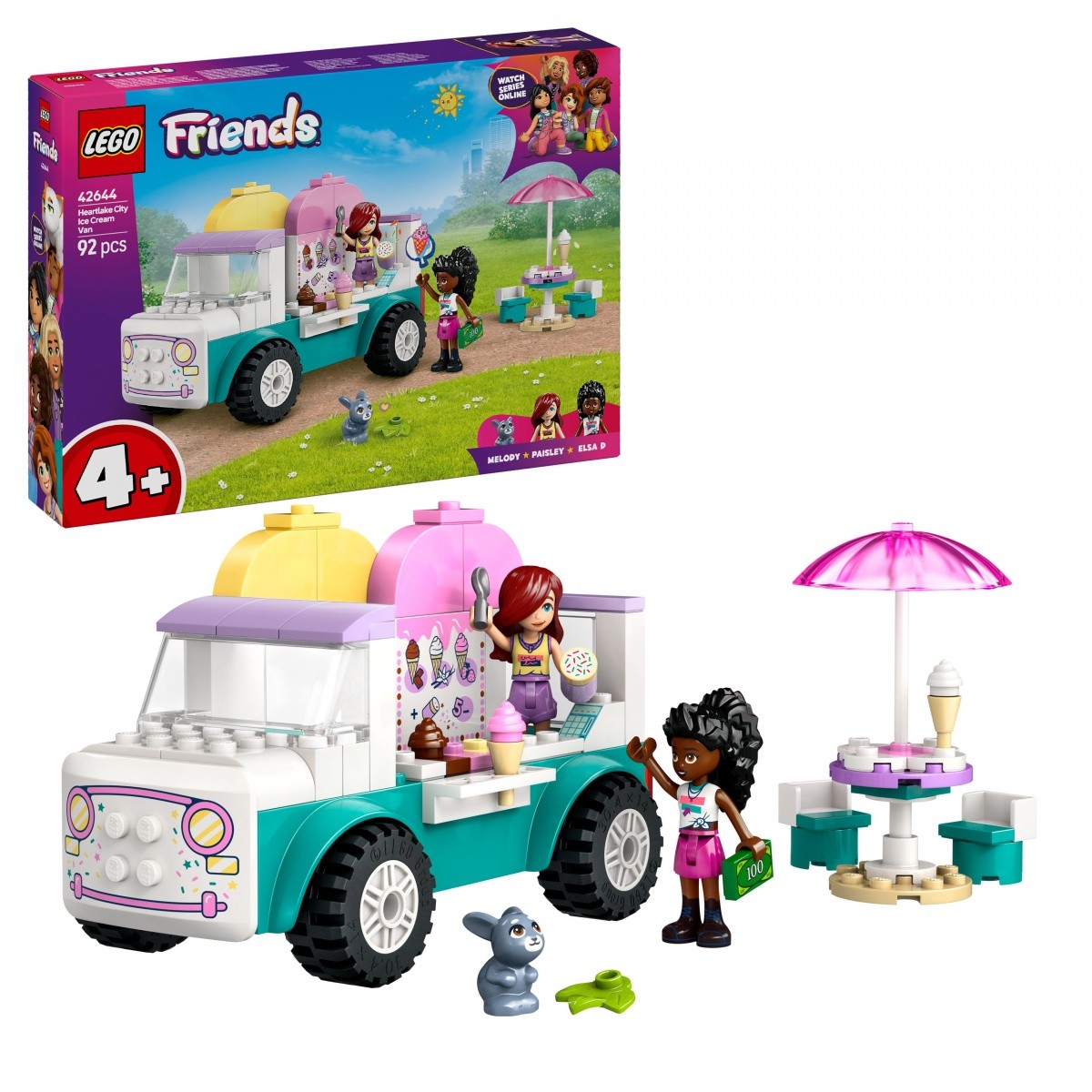 Kocke Friends 42644 Kombi s sladoledom v mestu Heartlake 8