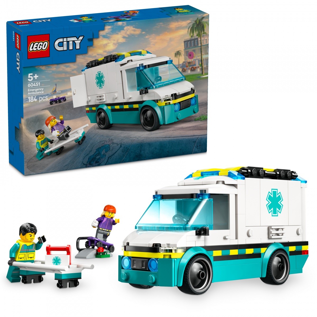 Kocke City 60451 Reševalna reševalna ekipa 4