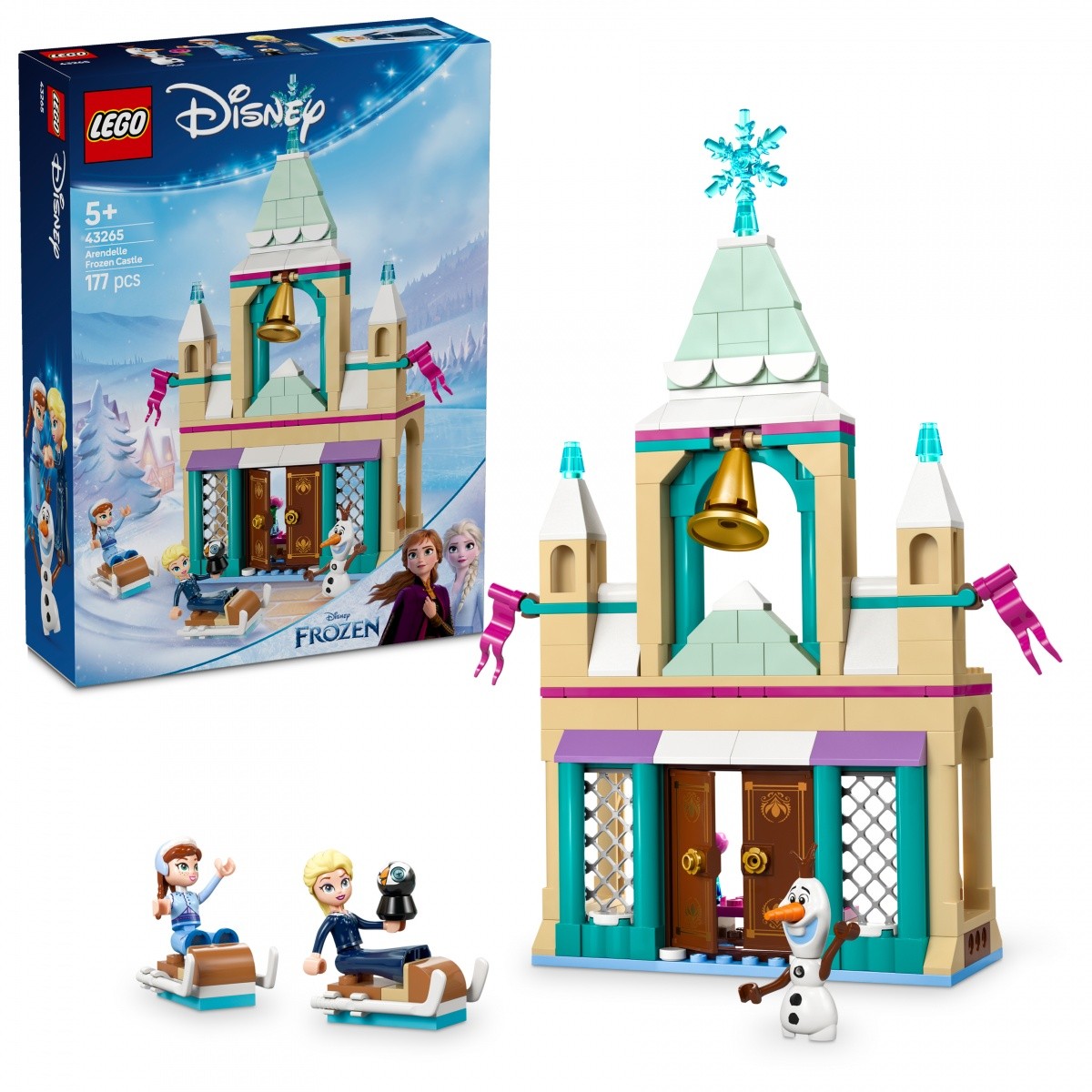 LEGO Disney 43265 Ledeno kraljestvo - Arendelle grad, kocke 4