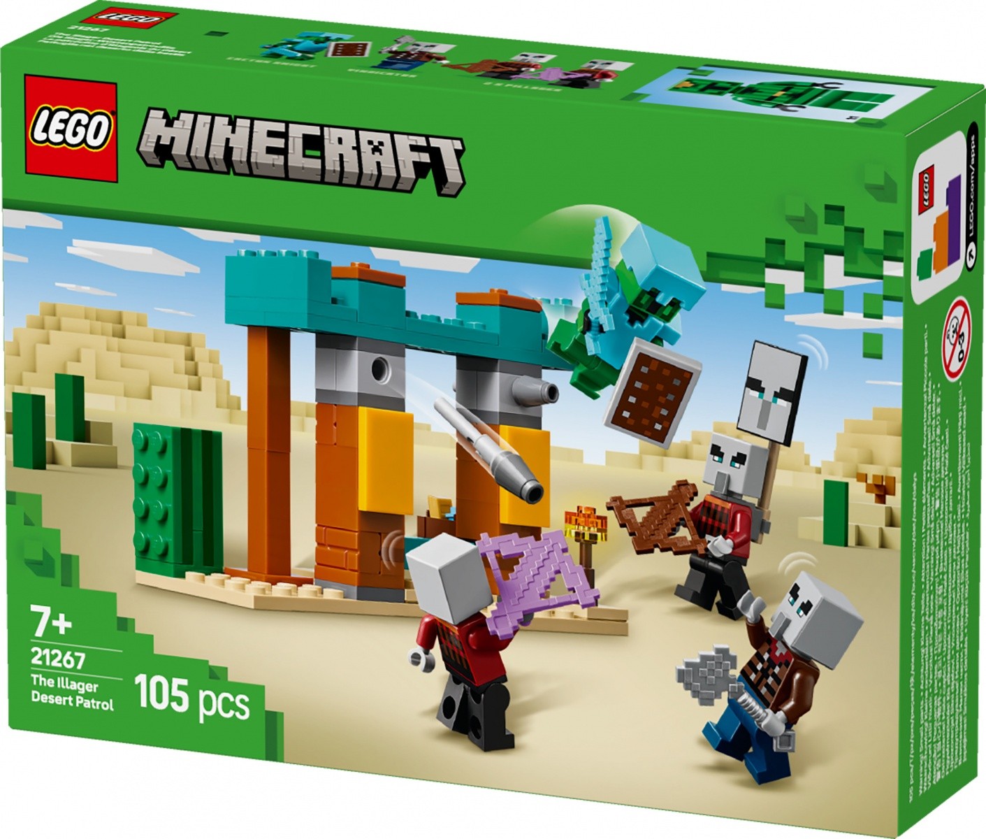 Kocke Minecraft 21267 Pustinjski patrulj 2