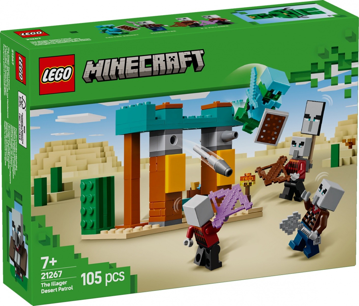 Kocke Minecraft 21267 Pustinjski patrulj