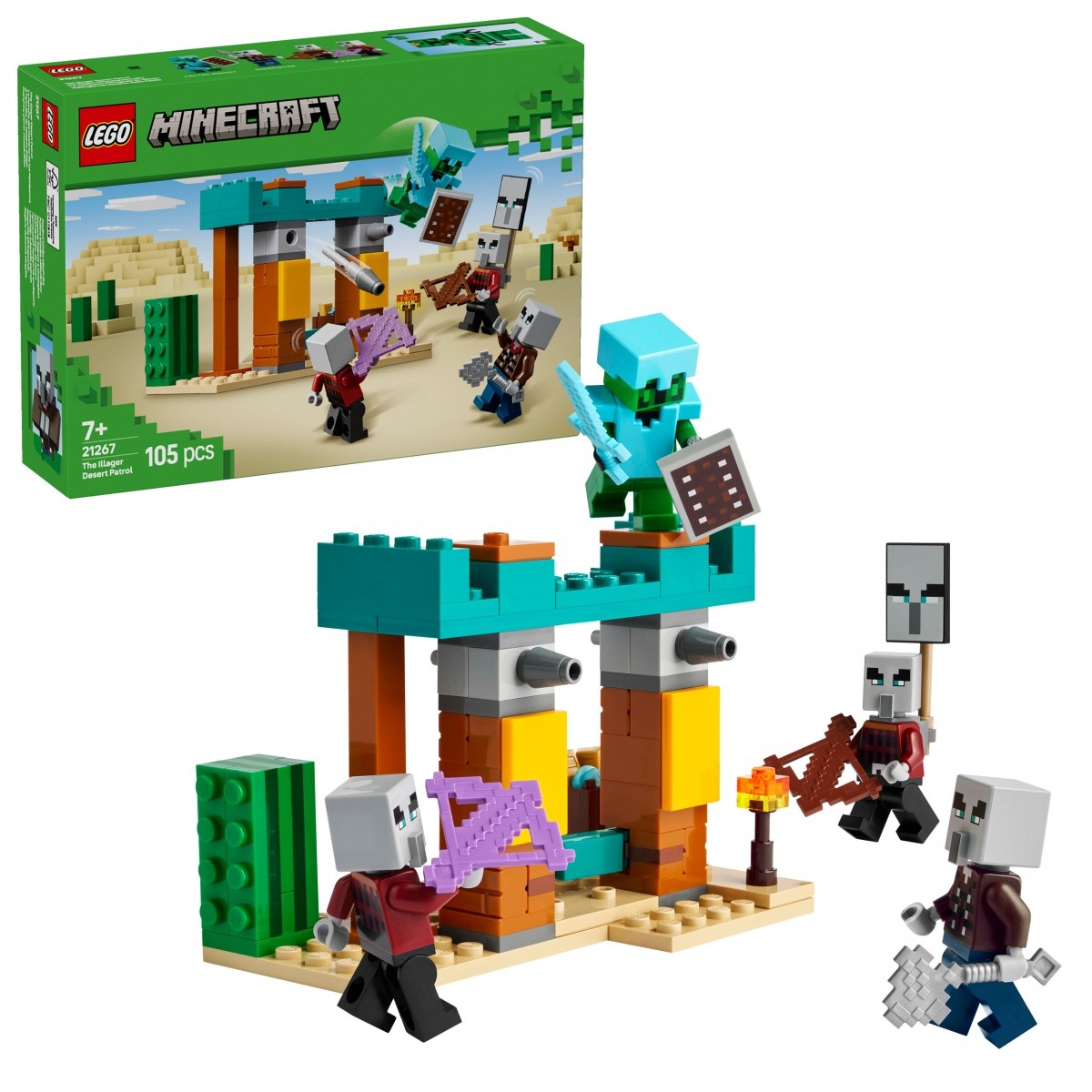 Kocke Minecraft 21267 Pustinjski patrulj 4
