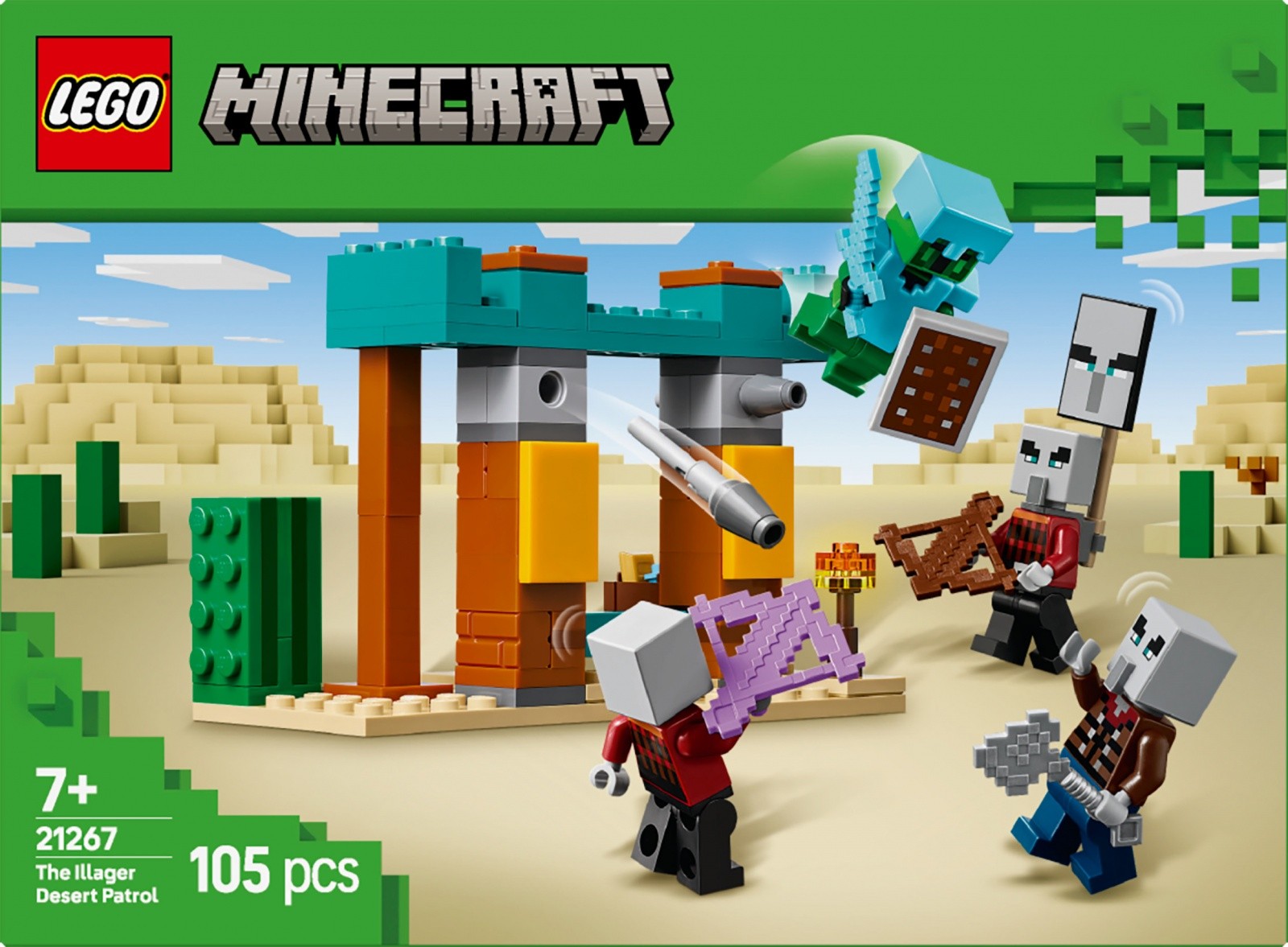 Kocke Minecraft 21267 Pustinjski patrulj 5
