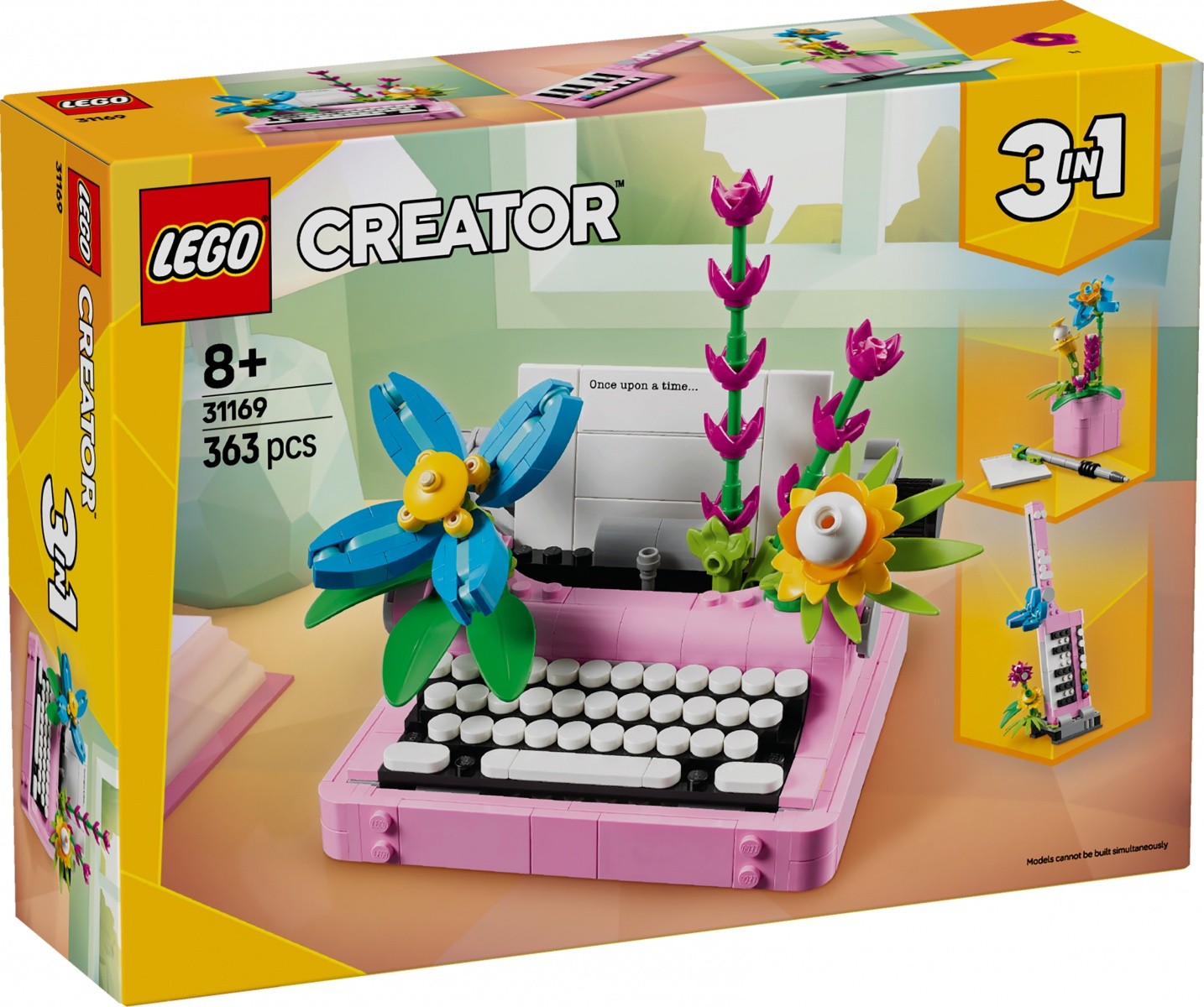 Kocke Creator 31169 Pralni stroj s cvetjem