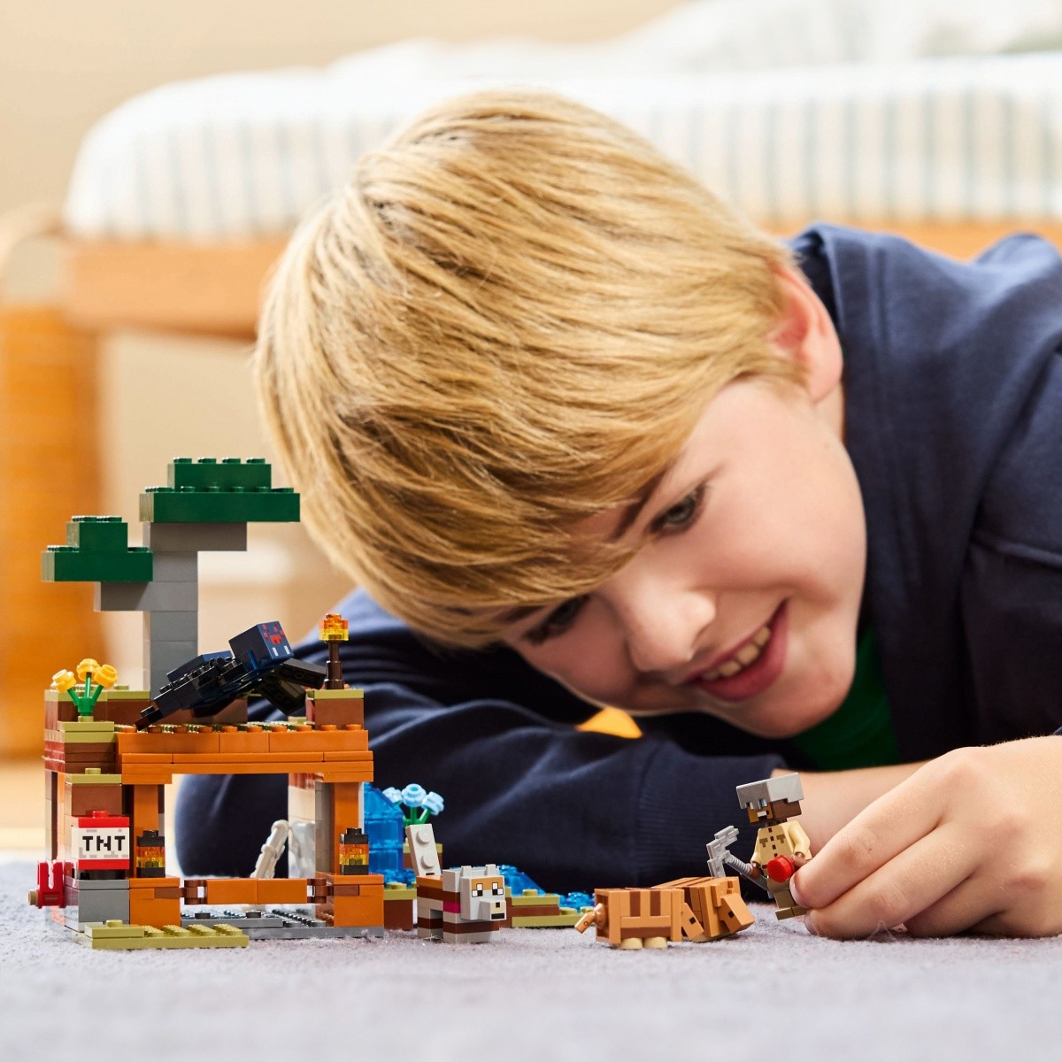 LEGO Minecraft 21269 "Wyprawa do pancernikowej kopalni" komplet 6