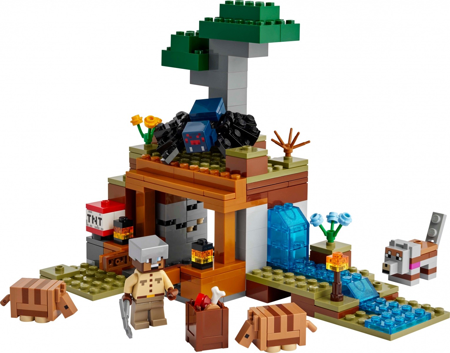 LEGO Minecraft 21269 "Wyprawa do pancernikowej kopalni" komplet 8