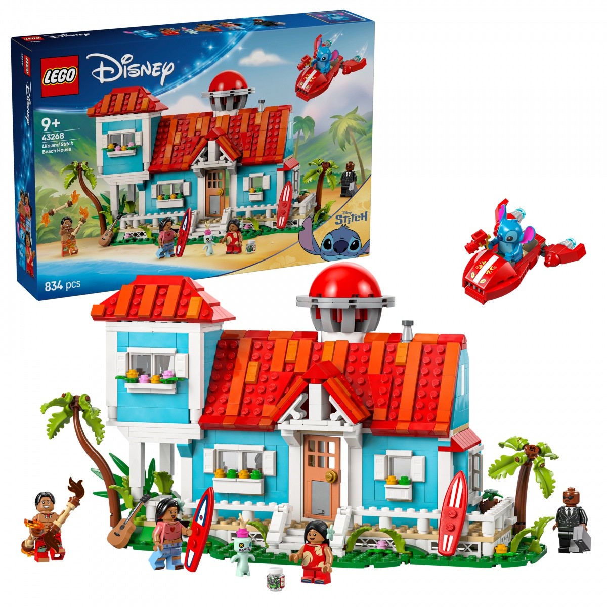 Kocke Disney 43268 Lilo & Stitchov obalni domek 4