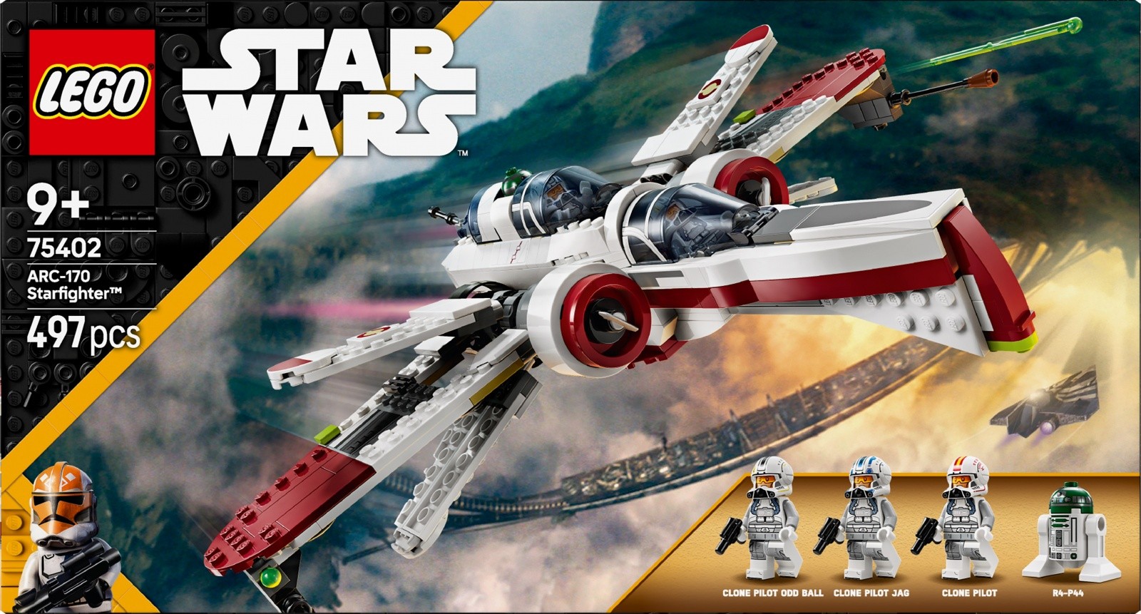 Kocke Star Wars 75402 Lovac ARC-170 3