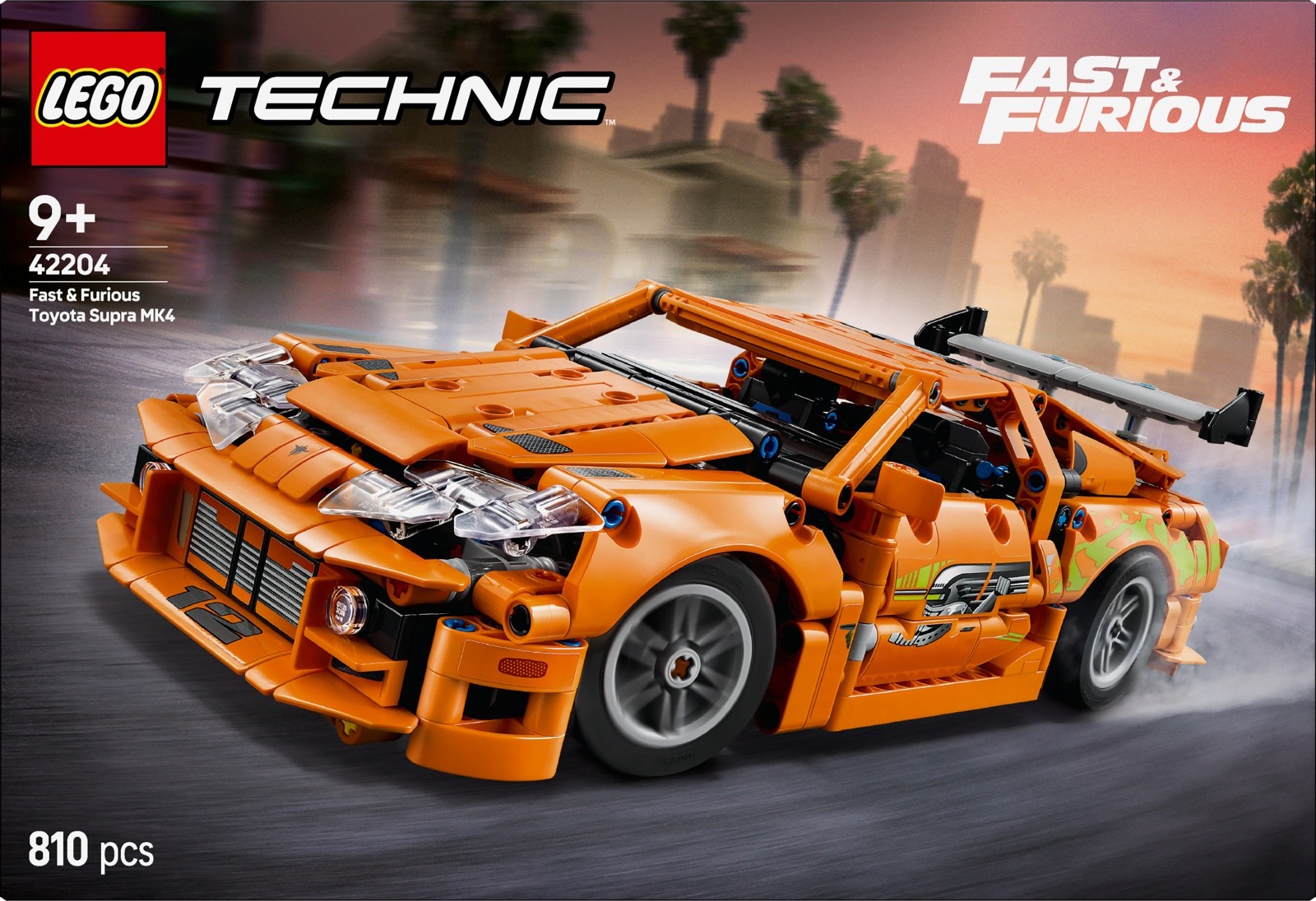 Kocke Technic 42204 Fast and Furious Toyota Supra MK4 2