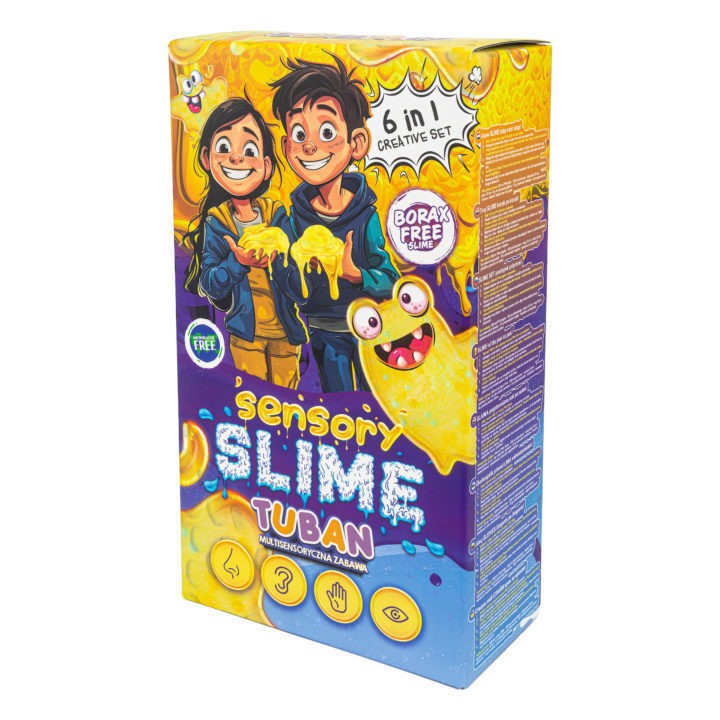 Set za ustvarjanje slime "Sensory Slime" 6 v 1