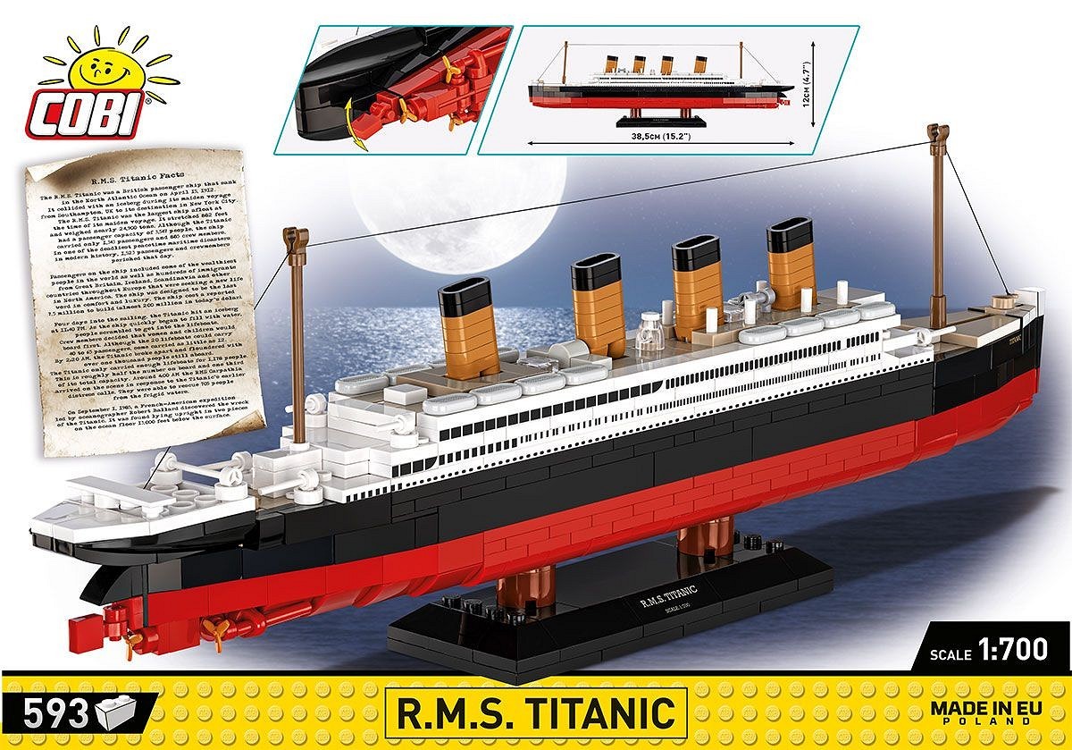 Gradniki R.M.S. Titanic 593 kosov 2