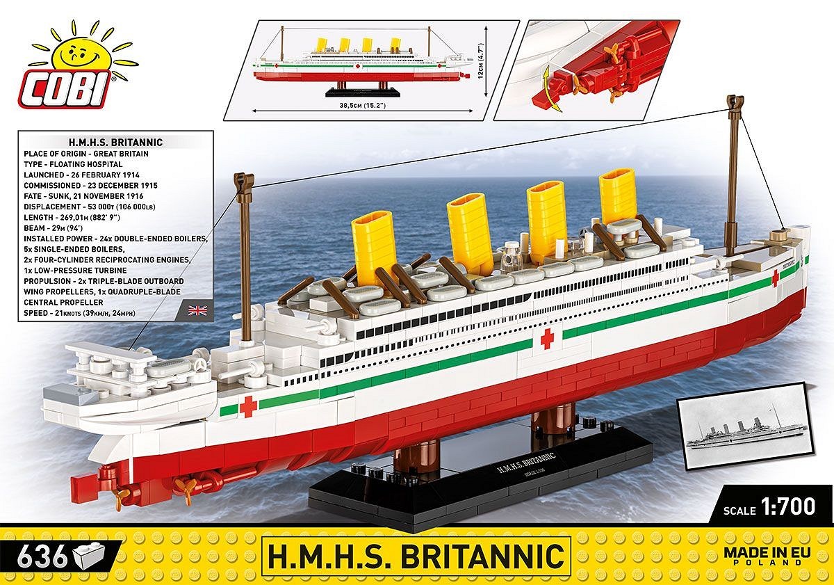 Gradniki H.M.H.S. Britannic 636 kosov 4
