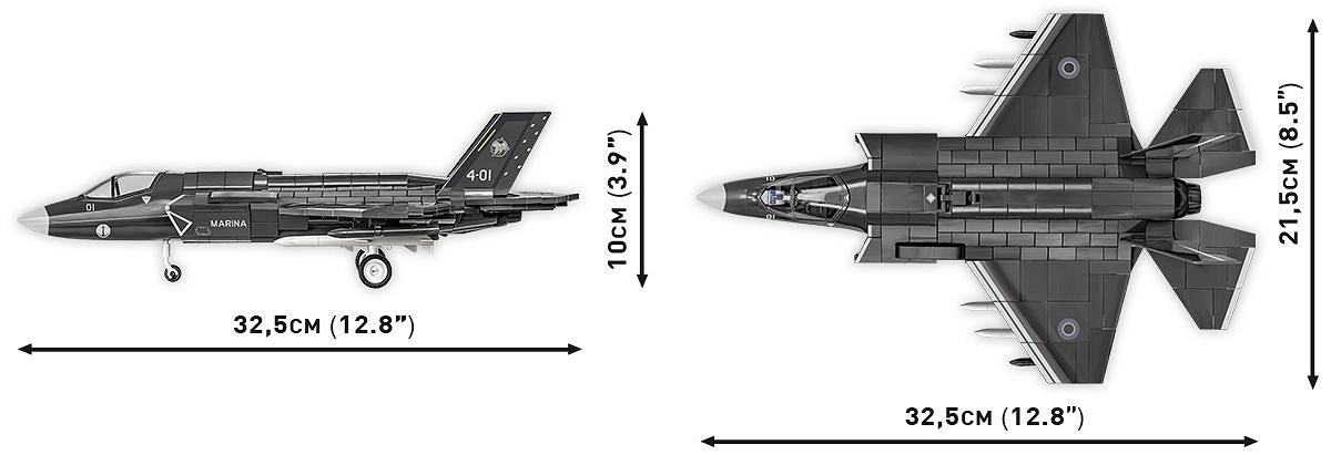 COBI Kocke F-35B Lightning II, 610 kock 4