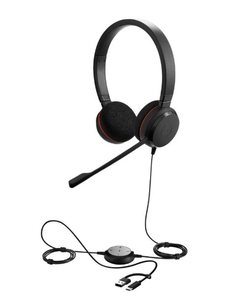 Slušalke Evolve 20 USB-A/C MS Stereo 2