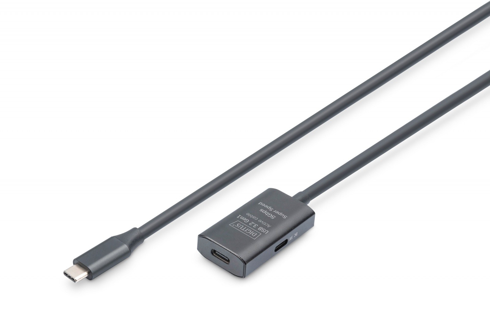 Aktivni podaljševalni kabel Digitus USB-C v USB-C, USB 3.2 Gen1, 5 Gbps, 5m