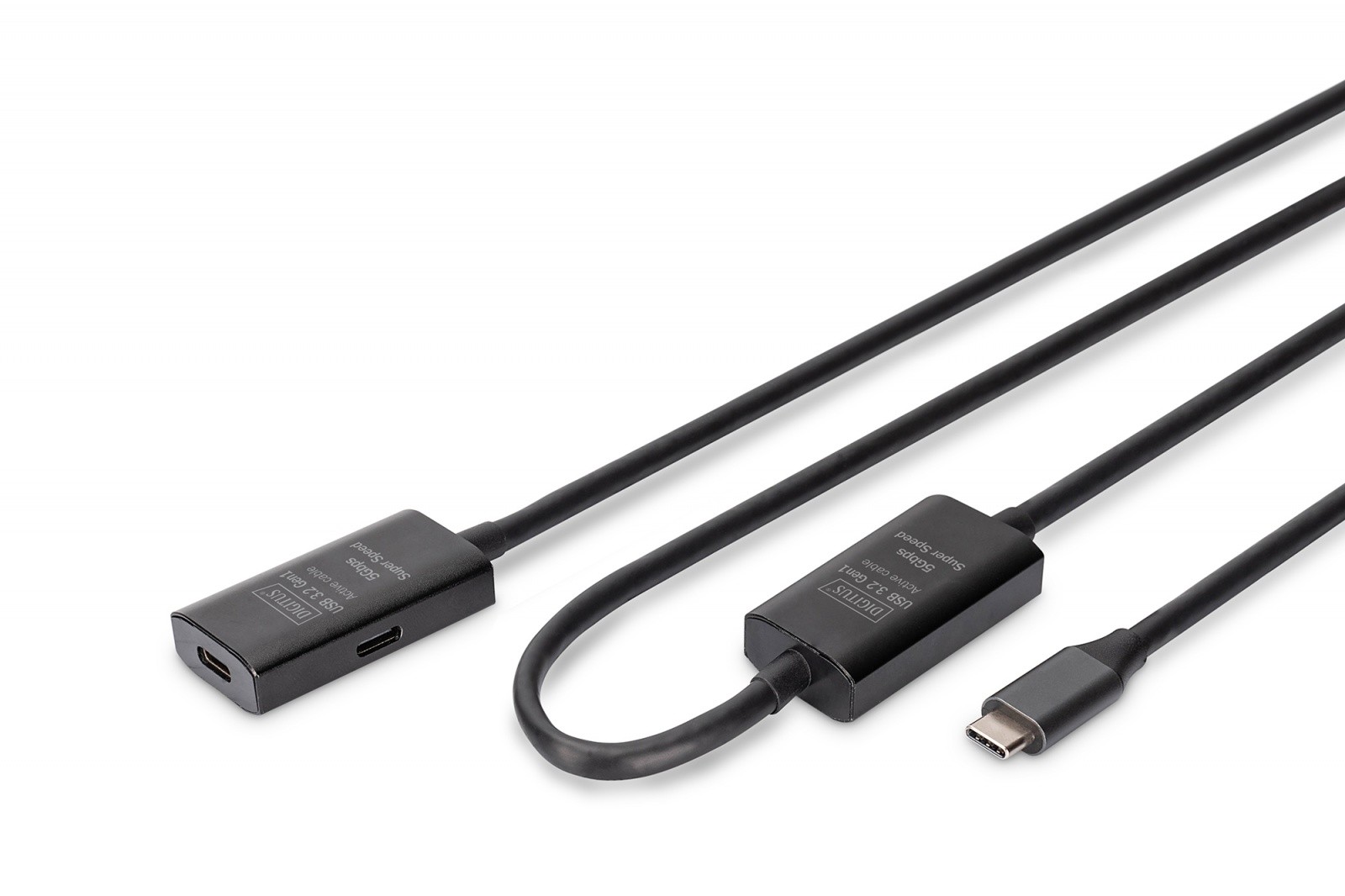 Aktivni USB-C podaljšek, USB 3.2 Gen1, 5Gbps, 10m