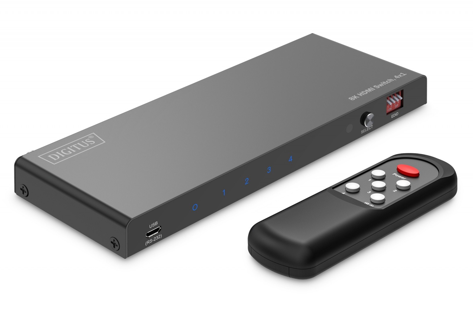 HDMI preklopnik 4x1, 8K/60Hz, HDR, 48 Gbps, HDCP 2.3