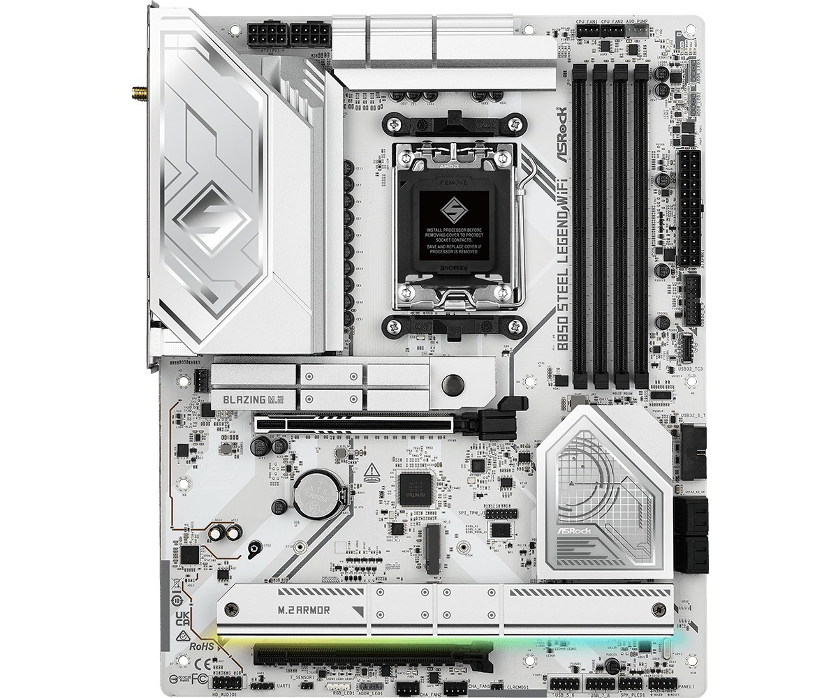 Matična plošča B850 Steel Legend WiFi AM5 4DDR5 ATX 2