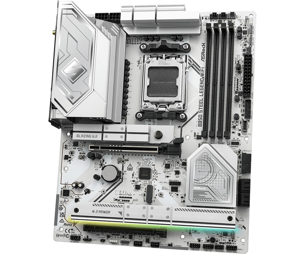 Matična plošča B850 Steel Legend WiFi AM5 4DDR5 ATX 5