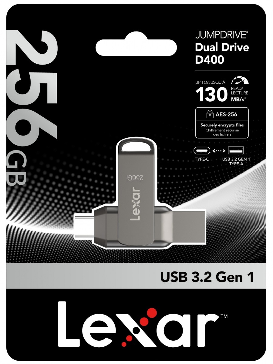 USB ključek Dual Drive D400 256GB USB-C/A 3.1 2