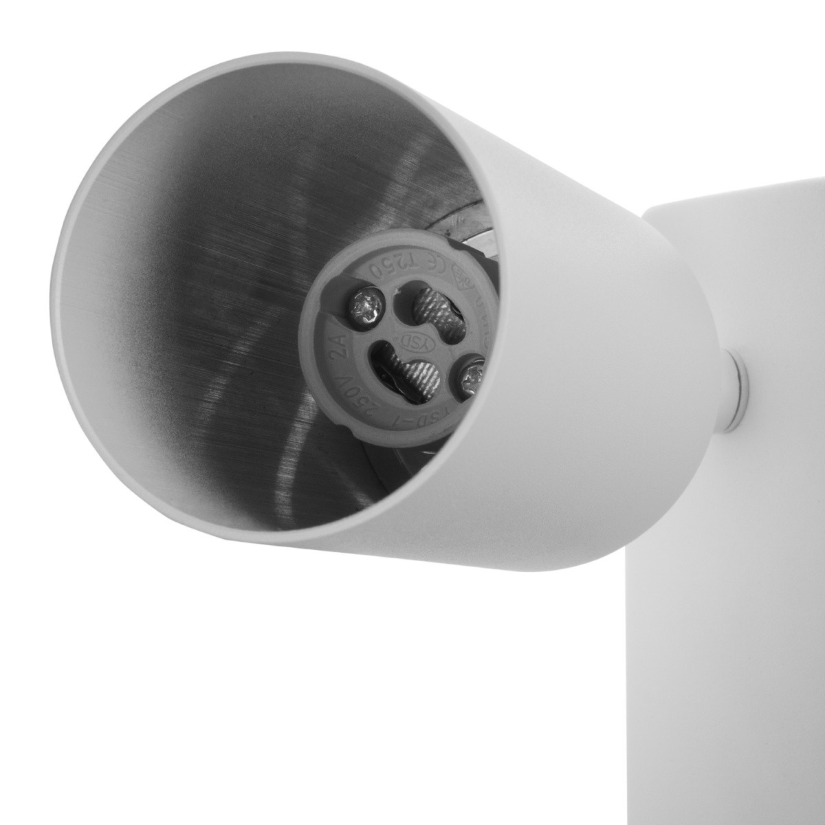 Maclean MCE369W stenski kinket GU10 z vklopnim stikalom, bela 6