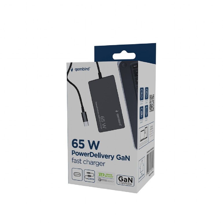 Univerzalni USB-C polnilnik 65W s Power Delivery 3