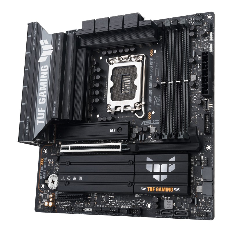 Asus TUF GAMING B860M-PLUS WIFI s1851 mATX matična ploča, 4 DDR5, USB-C 2