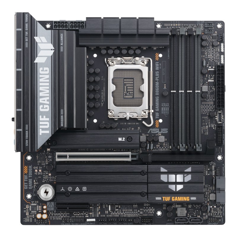 Asus TUF GAMING B860M-PLUS WIFI s1851 mATX matična ploča, 4 DDR5, USB-C 6