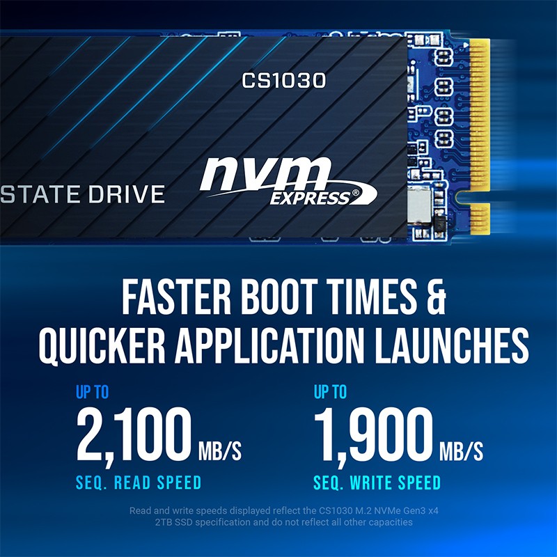 SSD disk PNY CS1030 2TB M.2 2280 PCIe NVMe 4